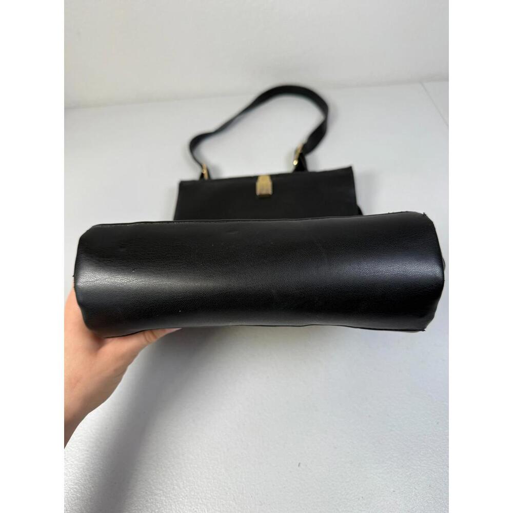 THEMOIRè Black Feronia Crossbody Bag with Hardware Tarnishing and Surface Dents - Picture 13 of 15